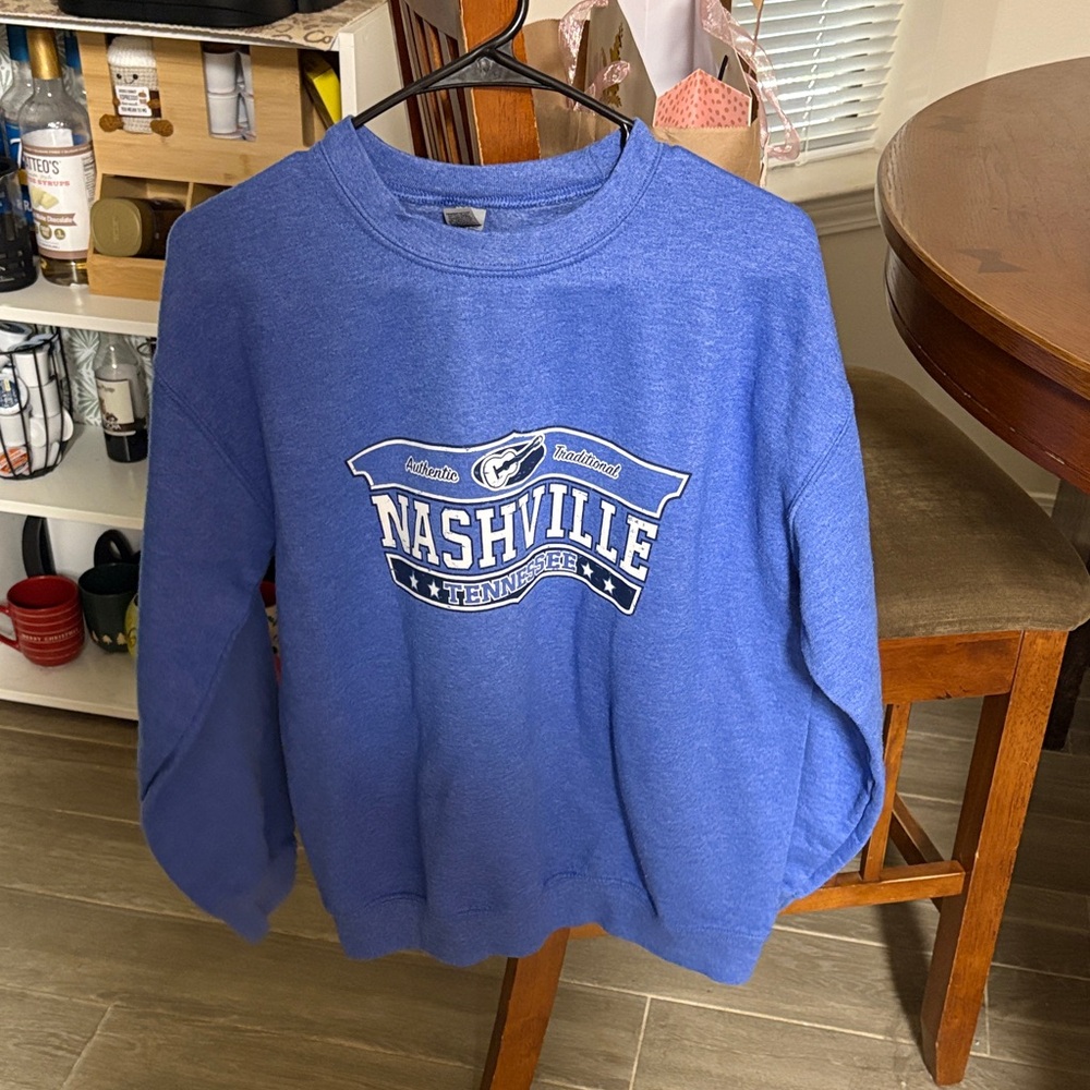 Gildan Heavy Blend Blue Sweatshirt